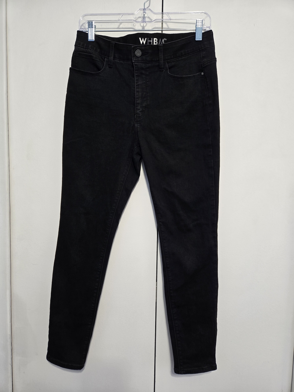 WHBM White House Black Market Black Skinny Jeans‎ Women's 8 Short Stretch